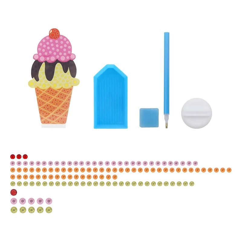 2D Ice Cream Diamond Art Kit by Creatology™