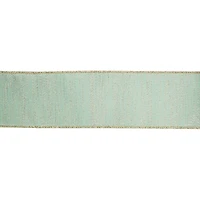 2.5" x 20ft. Sage Wired Shimmer Ribbon by Celebrate It®