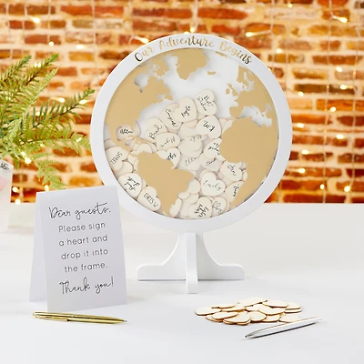Kate Aspen® Globe Wedding Guest Book Alternative 