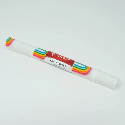 SINGER Rainbow Day Print Fat Quarter Ringspun Cotton Fabric