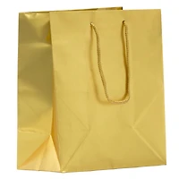 JAM Paper Medium Gold Foil Gift Bags, 100ct.