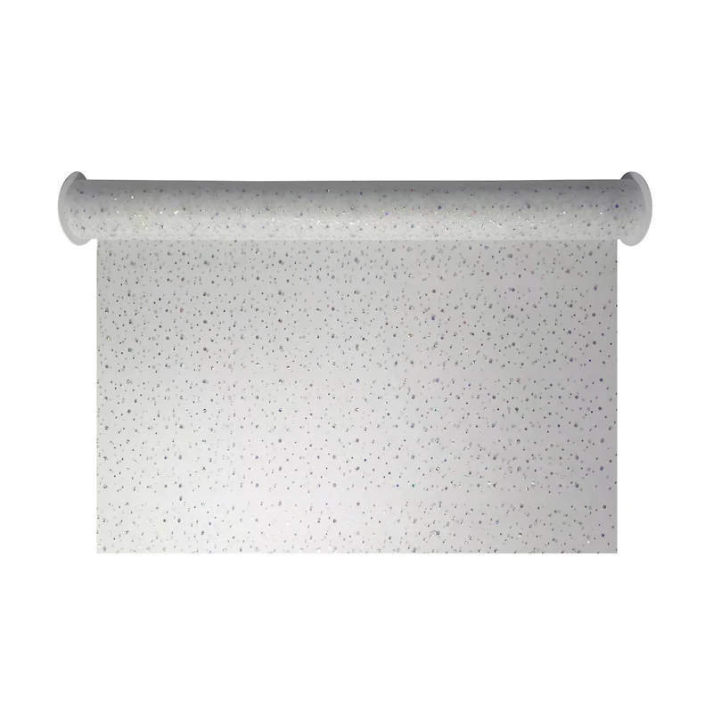 54" x 9yd. White Holographic Dot Tulle by Celebrate It™