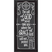 Simple Strength The Will Of God Will Never Take You Where The Grace Of God Will Not Protect You Wood Plaque