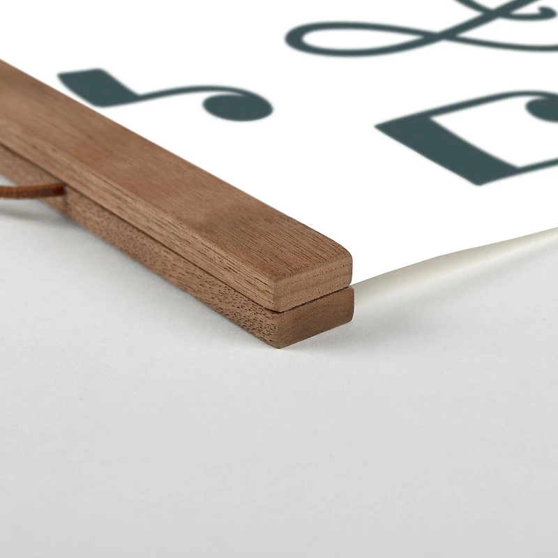 Mardi Gras Music Teak Hanging Canvas