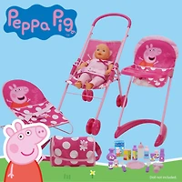 509 Crew Peppa Pig™  Pink and White Dots Doll Sleep N' Play Set