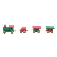 Mini Wooden Train Decorations by Ashland®