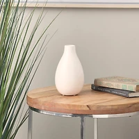 7.75" Cream Ceramic Minimalistic Vase