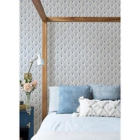 NuWallpaper Blue Manila Peel & Stick Wallpaper