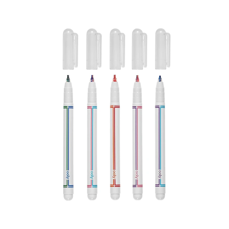 OOLY Seeing Double Fine Felt Double Tip Markers Set