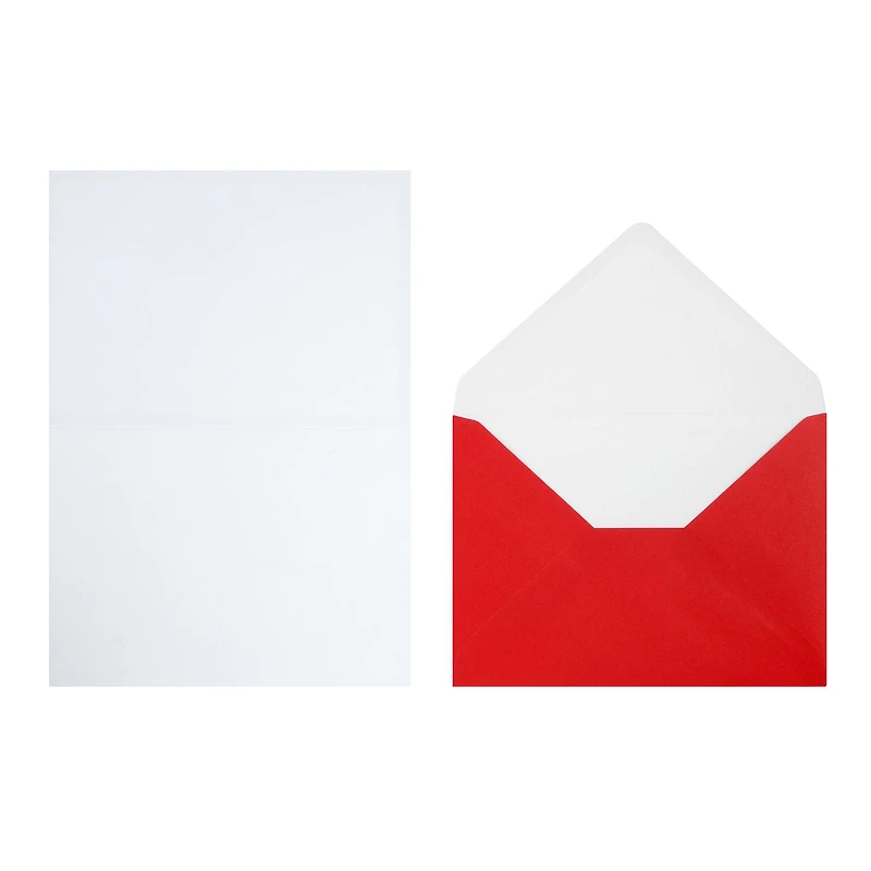 Red Stripe Card & Envelope Set by Recollections™