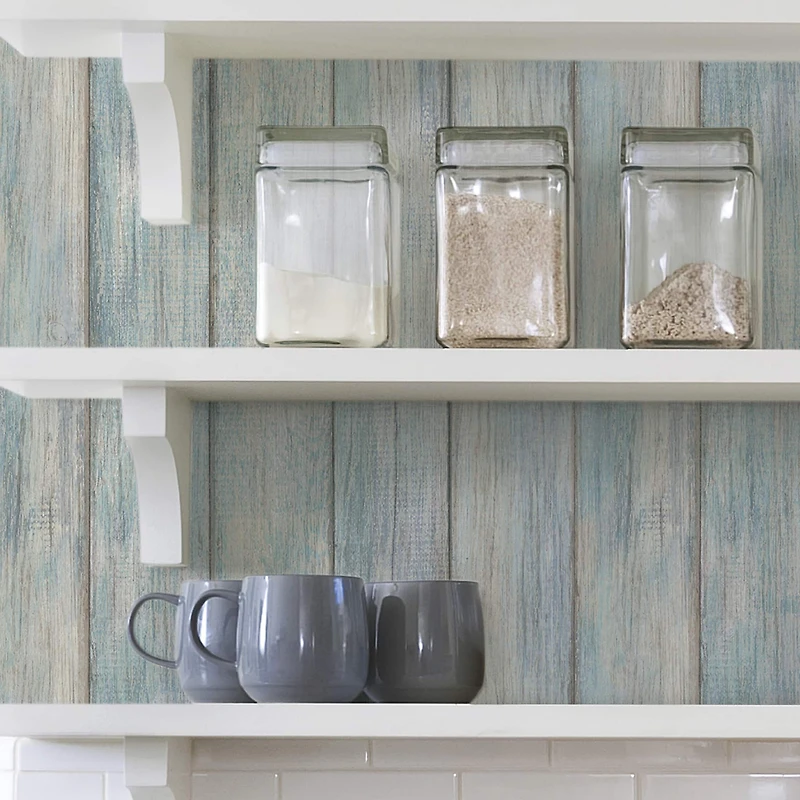 InHome Nantucket Plank Peel & Stick Wallpaper