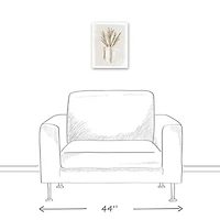 Pampas Jug Striped 11" x 14" Canvas Wall Art