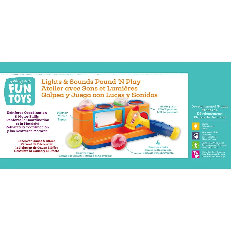 Nothing But Fun Toys Lights & Sounds Pound 'N Play
