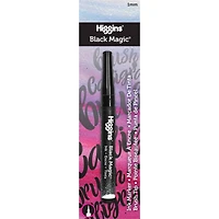 Higgins® Black Magic® Brush Tip Ink Pump Marker, 1mm