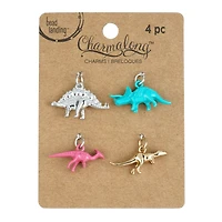 12 Packs: 4 ct. (48 total) Charmalong™ Dinosaur Charms by Bead Landing™