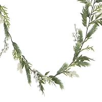 6ft. White Pinecone, Berry & Pine Glitter Garland by Ashland®