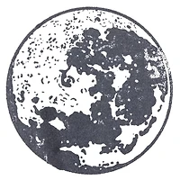 6 Pack: Moon Wood Stamp by Recollections™