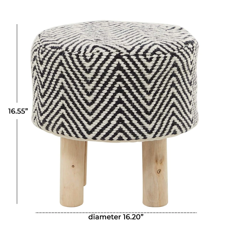 Wood Bohemian Stool