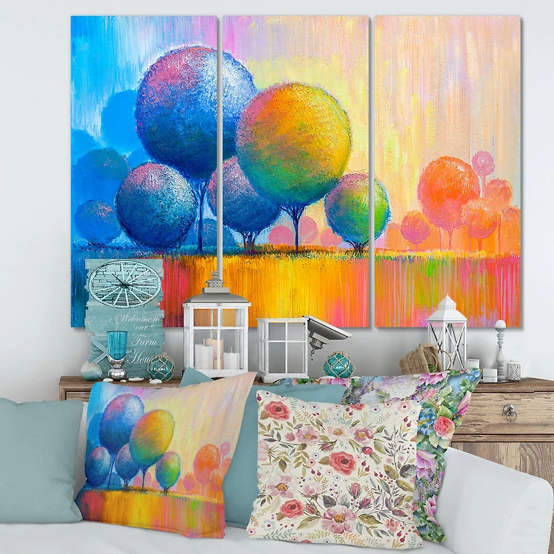 Designart - Colourful Ornamental Trees VII