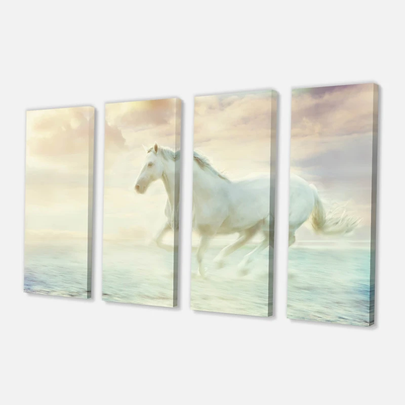 Designart - Fantasy White Horse