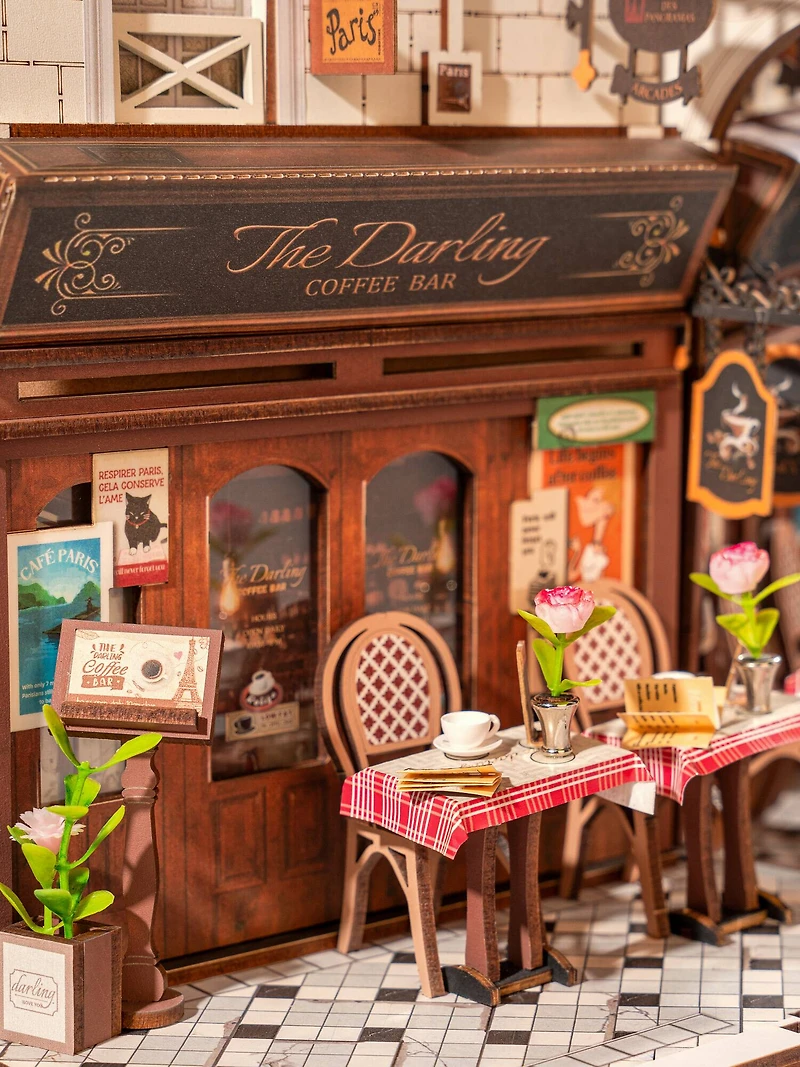 Rolife® Arcade Dating DIY Book Nook Shelf Insert Kit