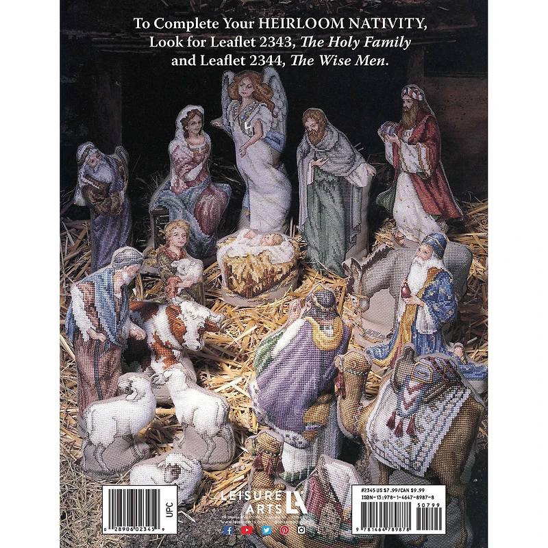 Leisure Arts® The Shepherds Heirloom Nativity Book 3
