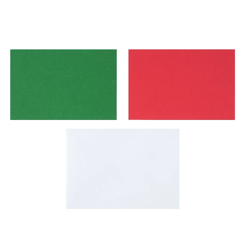 Mini Red & Green Card & Envelope Set by Recollections™