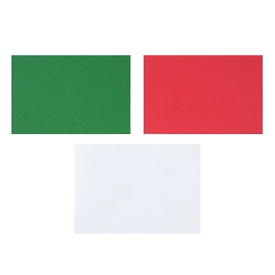 Mini Red & Green Card & Envelope Set by Recollections™