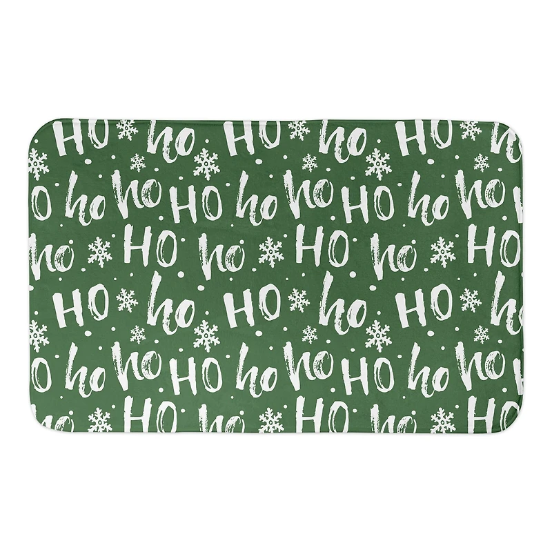 Ho Ho Ho Pattern Bath Mat