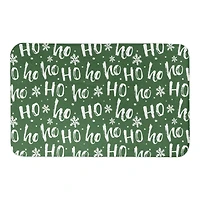 Ho Ho Ho Pattern Bath Mat