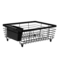 Kitchen Details Black Flat Wire Dish Rack