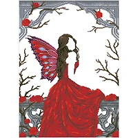 Diamond Dotz® Advanced Winter Rose Fairy Diamond Painting Kit