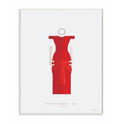 Stupell Industries Pretty Woman Fashion Design Wall Plaque