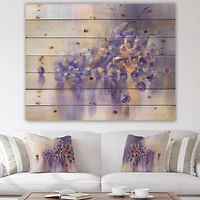 Designart - Painted Impression Of Bunch Of Purple Grapes