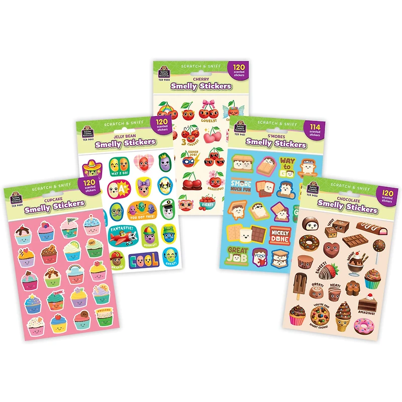 Teacher Created Resources® Sweet Treats Smelly Stickers, 594 Stickers