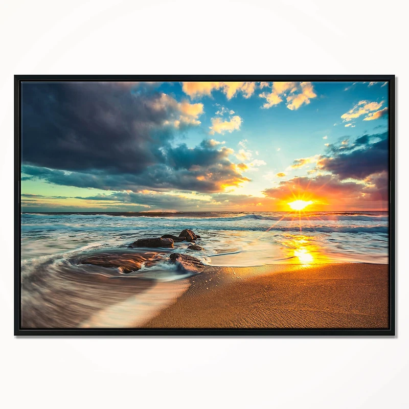 Designart - Beautiful Cloudscape over the Sea