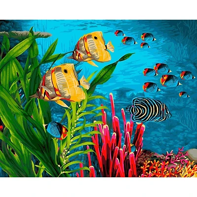 Crafting Spark Coral Reef Painting by Numbers Kit