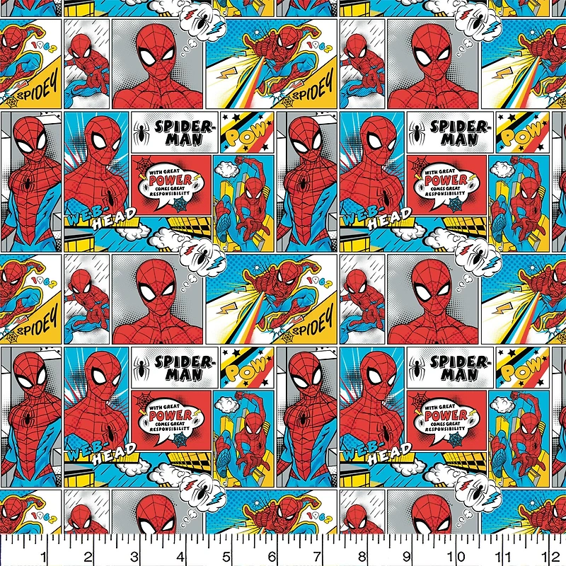 Camelot® Fabrics Spider-Man Comic Cotton Fabric