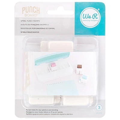 We R Memory Keepers® Spiral Punch Inserts, 3ct.