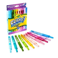 Crayola® Washable CLICKS Bold/Brignt Retractable Markers