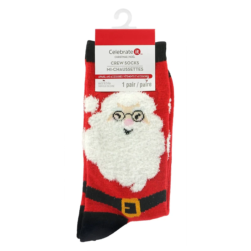 Santa Belt Crew Socks by Celebrate It™