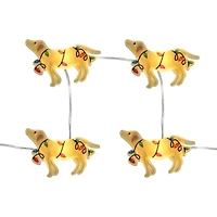 18ct. Warm White LED Tangled Dog String Lights on Silver Wire by Ashland®