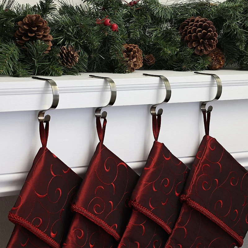 Haute Decor Antique Brass MantleClip Jr., 4ct.