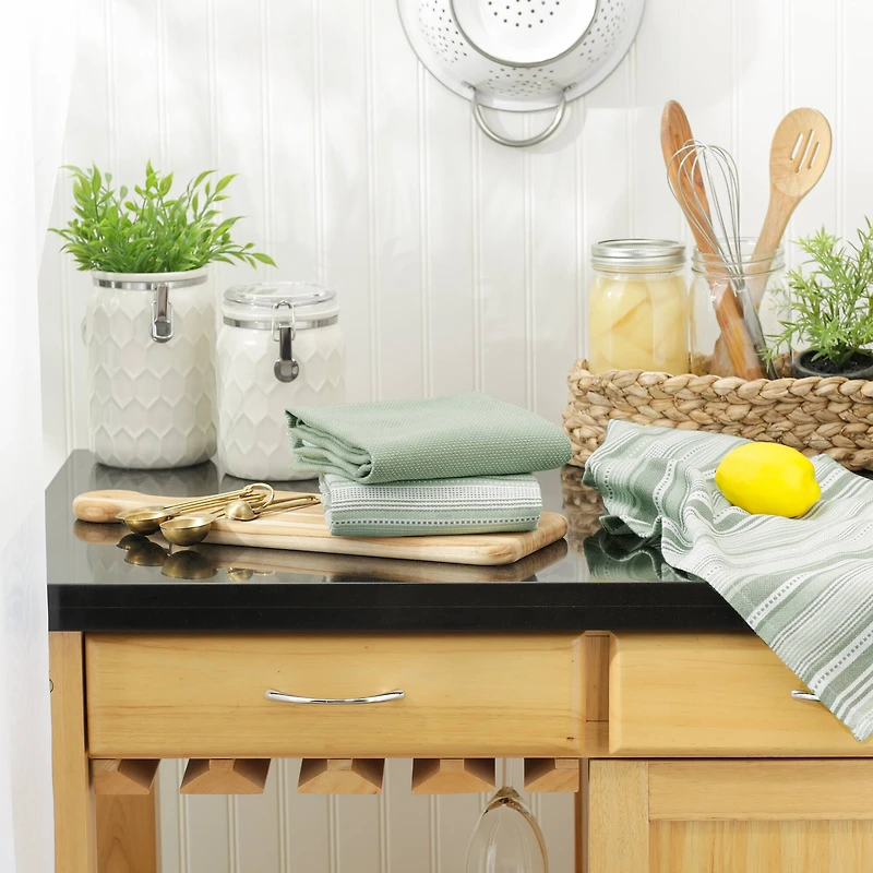 DII® Urban Stripe Dish Towels