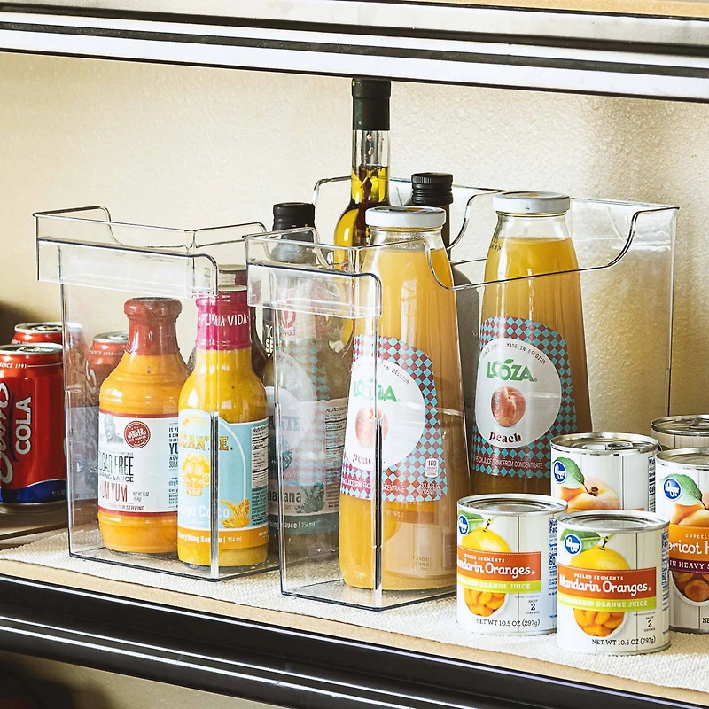 Sorbus Tall Rolling Storage Bin Set