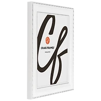 Craig Frames Victoria White and Silver Picture Frame