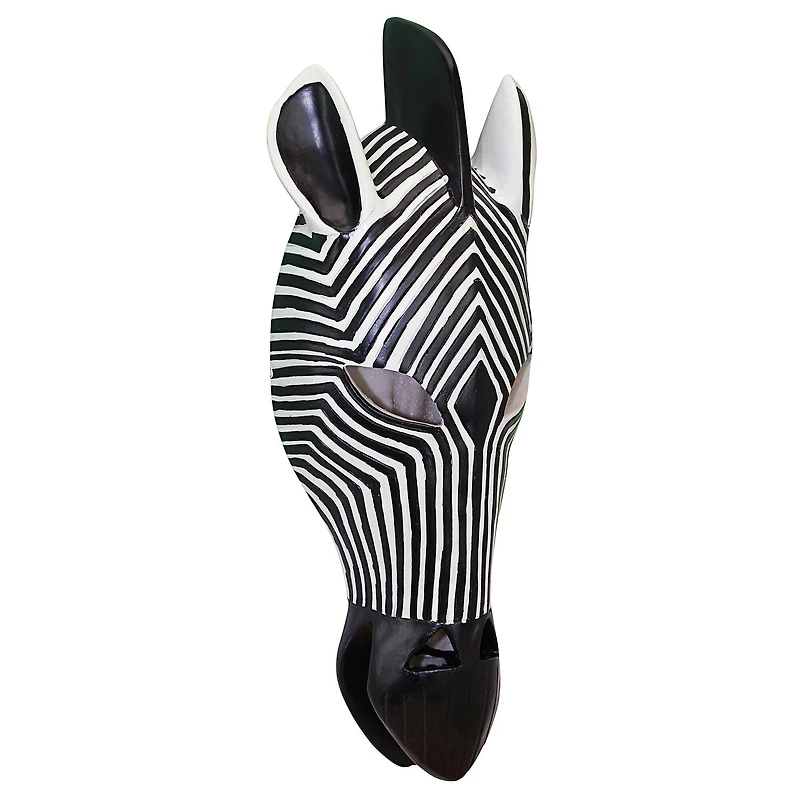 Design Toscano 13.5" Tribal-Style Zebra Mask