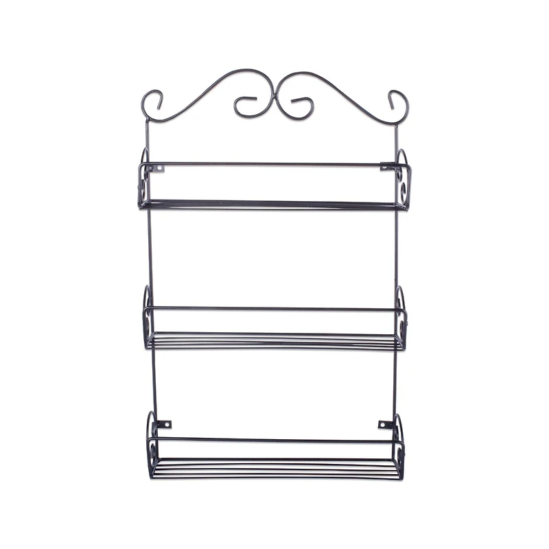 DII® 18" Black Pantry Spice Rack