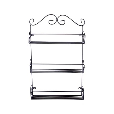 DII® 18" Black Pantry Spice Rack