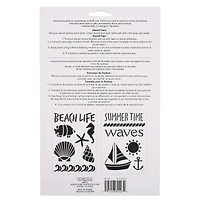 Seaside Stencils, 7" x 10" Craft Smart®